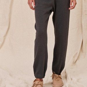 THE GREAT. Stadium sweatpants in Washed Black Size 0 (XS)